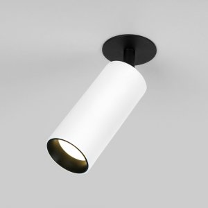 Чёрно-белый встраиваемый светильник спот 15Вт 4200К 45°