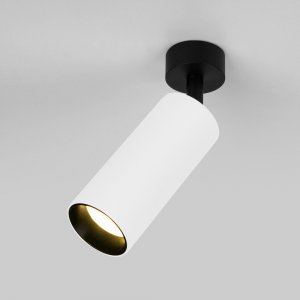 Чёрно-белый накладной поворотный светильник 10Вт 4200К 45°