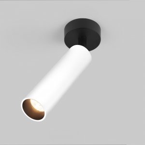 Чёрно-белый накладной поворотный светильник 8Вт 4200К 35°