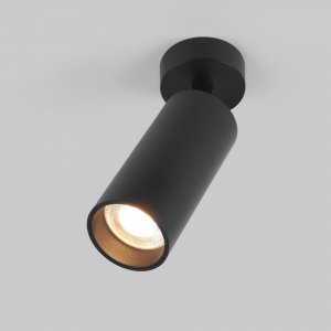 Чёрный накладной поворотный светильник 10Вт 4200К 45°