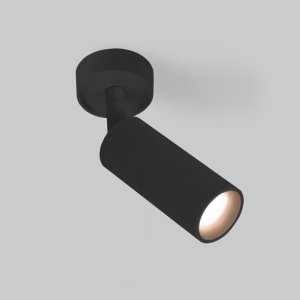 Чёрный накладной поворотный светильник 8Вт 4200К 35°