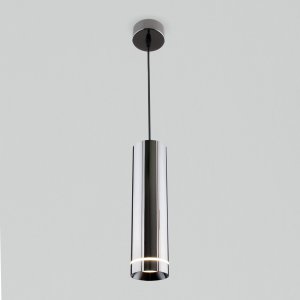 Подвесной светильник цилиндр цвета чёрный жемчуг 12Вт 4200К