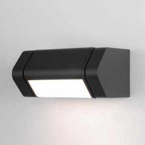 Чёрный уличный настенный поворотный светильник подсветка 8Вт 4000К IP54