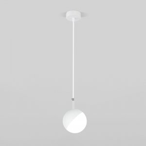 Белый подвесной светильник шар Ø12см
