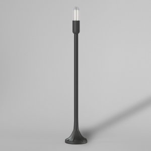Чёрный уличный цилиндрический светильник столб 6Вт 4000К «ISIDA»