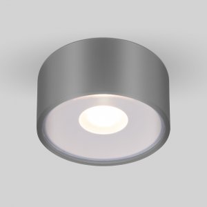 Серый уличный накладной потолочный светильник 12Вт 4000К