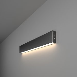 Чёрный настенный светильник для подсветки 53см 10Вт 4200К