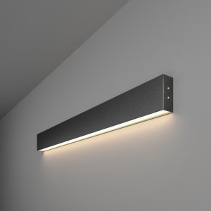 Чёрный настенный светильник для подсветки 78см 15Вт 4200К