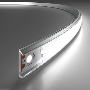 Гибкий алюминиевый профиль для LED ленты (под ленту до 10мм)