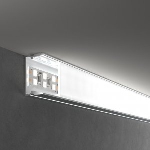 Накладной алюминиевый профиль для трехрядной LED ленты до 18,5мм