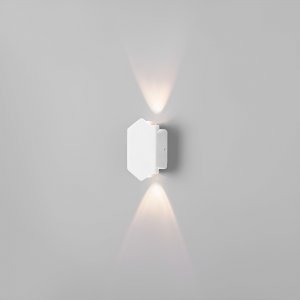 Маленький уличный настенный светильник для подсветки 6Вт IP54 белый