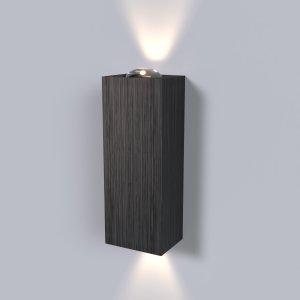 Чёрный настенный светильник для подсветки в 2 стороны 3Вт 4000К