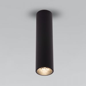 Накладной потолочный светильник цилиндр 6Вт 4200К чёрный