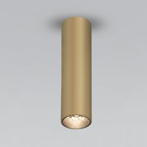 Накладной потолочный светильник цилиндр 6Вт 4200К золотой
