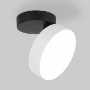 Чёрно-белый накладной поворотный светильник 12Вт 4200К