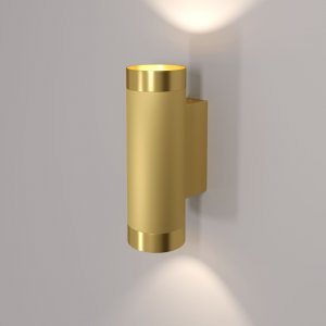 Настенный светильник золотого цвета для подсветки