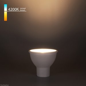 Светодиодная лампа направленного света 40градусов GU10 7W 4200K