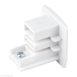 Белая заглушка для 3х-фазного шинопровода