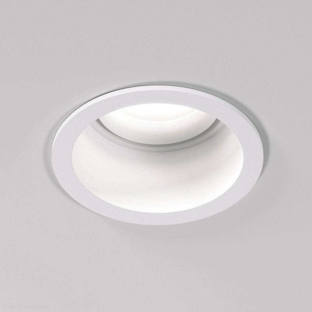 встраиваемый круглый поворотный светильник «HIDE» 25008/01 GU10 белый