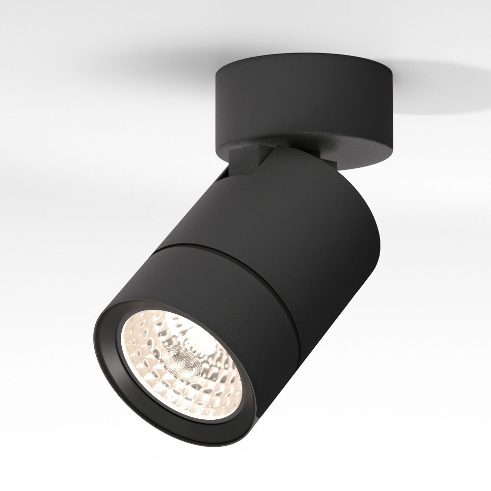 чёрный накладной поворотный светильник «Niro» 25013/01 GU10 чёрный