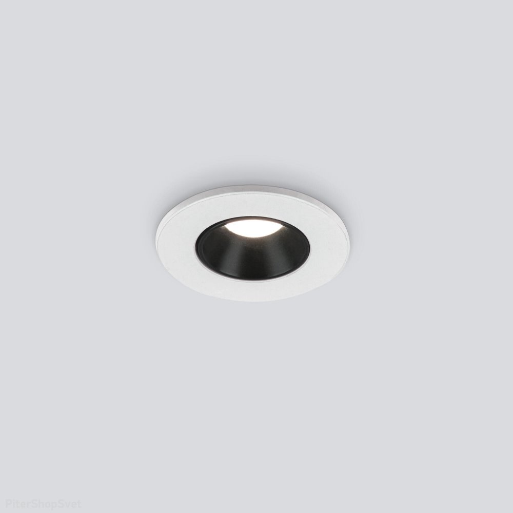 Встраиваемый светильник 3Вт 4200К 25025/LED 3W 4200K WH/BK белый/черный