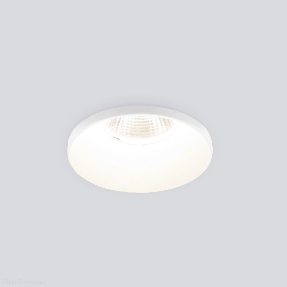 Белый встраиваемый светильник 7Вт 4200К 25° 25026/LED 7W 4200K WH белый