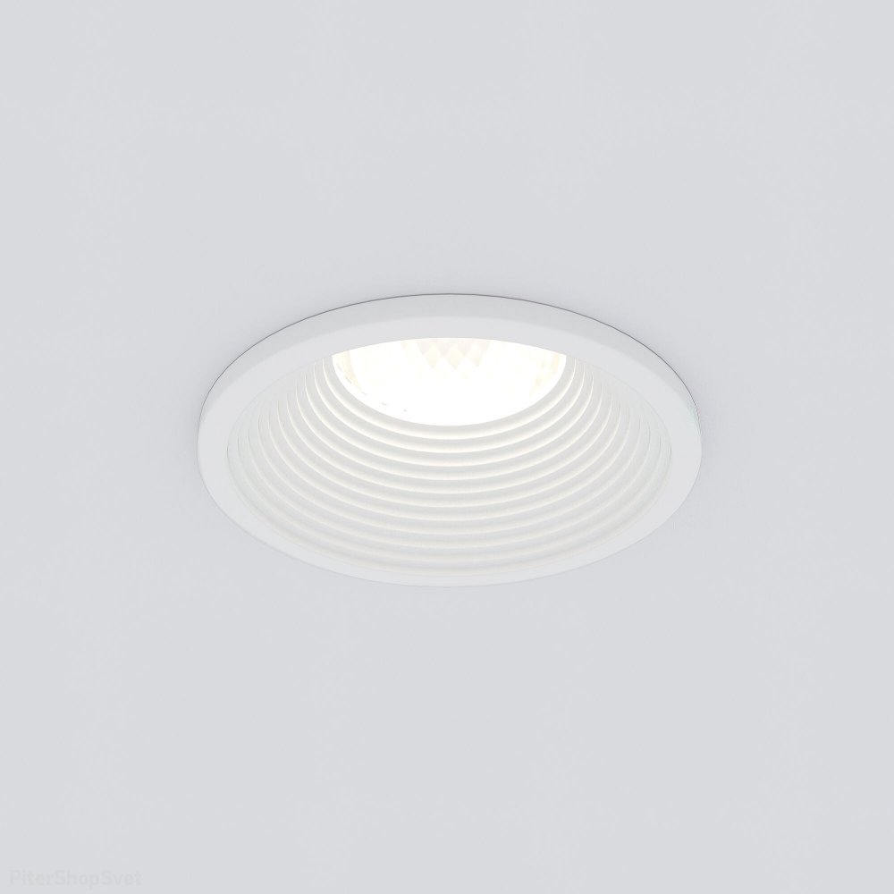 Белый встраиваемый светильник 7Вт 4200К 25° 25028/LED 7W 4200K WH белый
