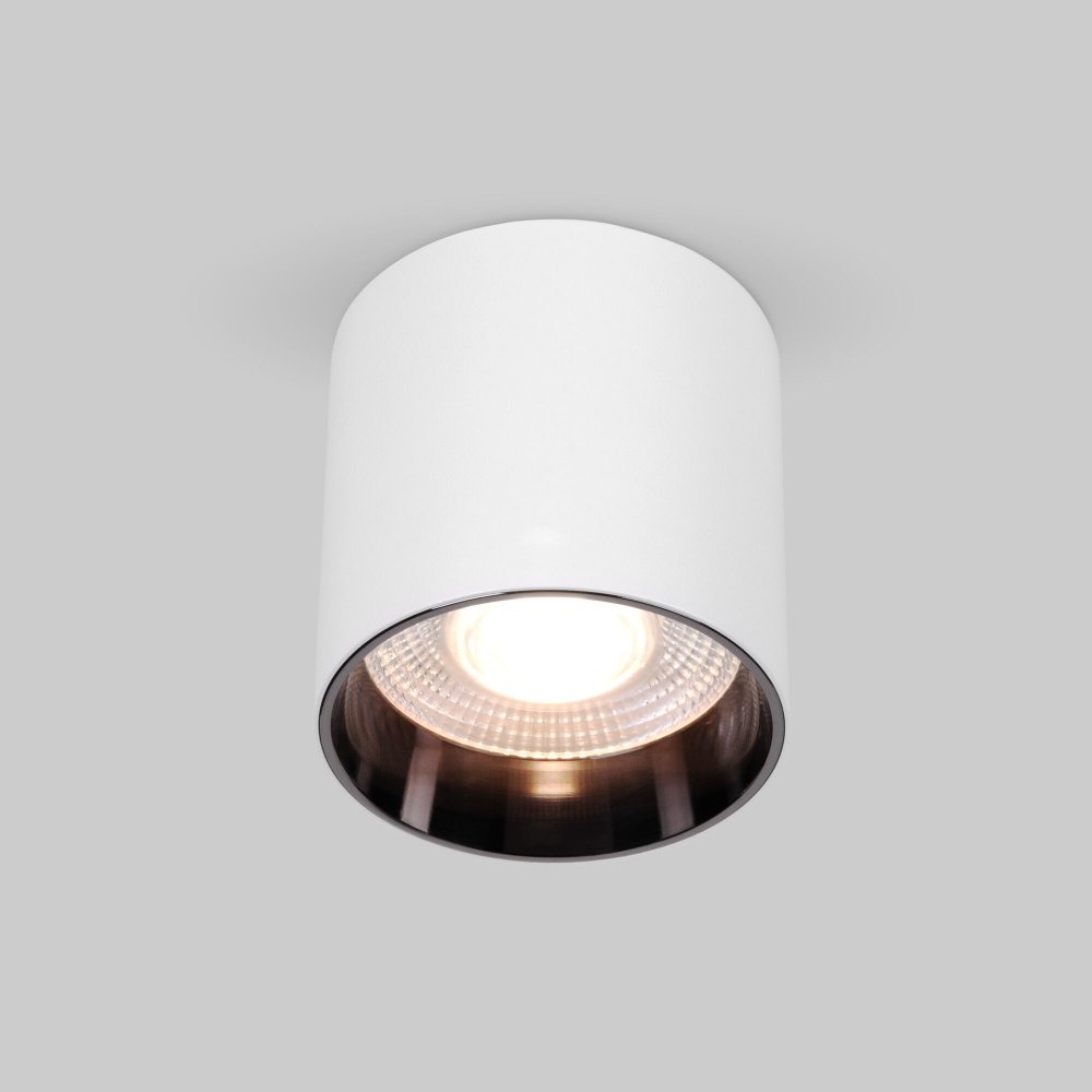 10Вт белый/чёрный жемчуг накладной потолочный светильник цилиндр 25034/LED