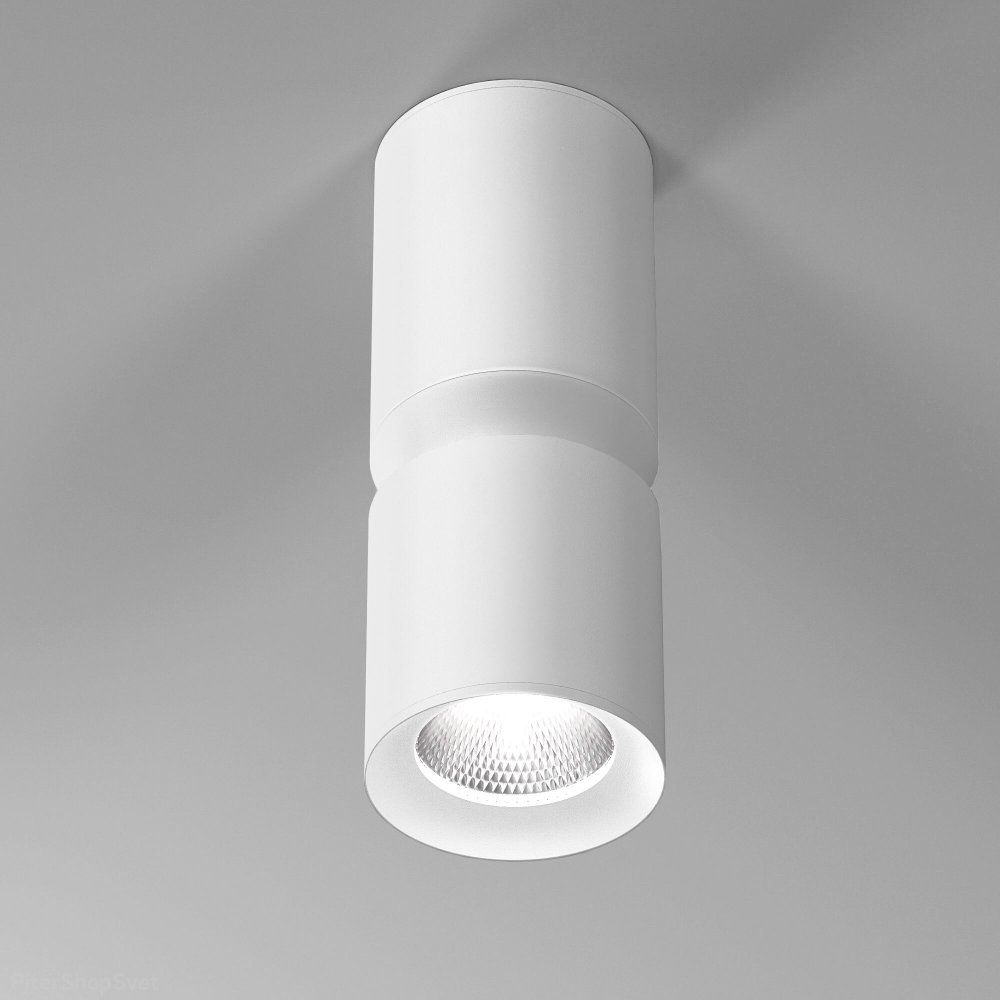 12Вт 4000К белый накладной потолочный светильник цилиндр «Kayo» 25048/LED