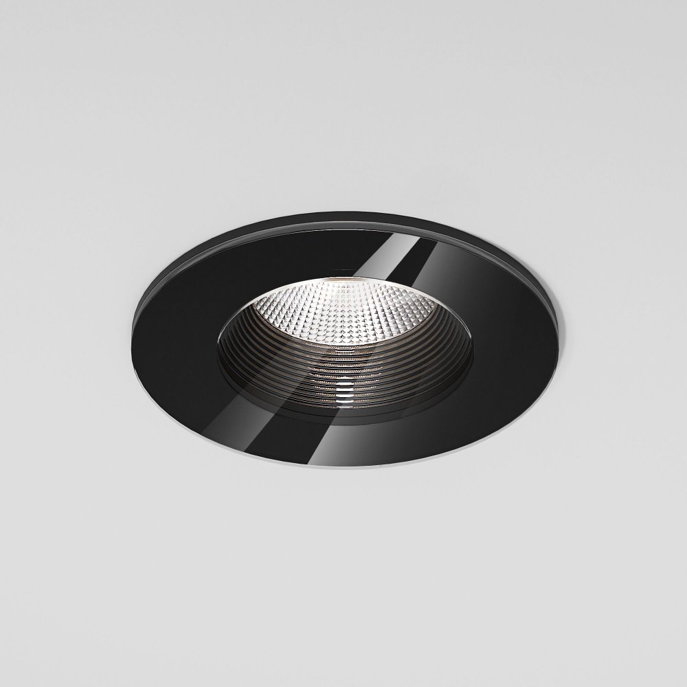 Чёрный круглый встраиваемый светильник «Artis» 25096/LED 7W 4000К чёрный