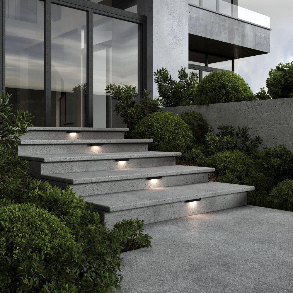 Светодиодная накладная подсветка для лестниц 3Вт 3000К IP65 «Rise» 40163/LED Черный