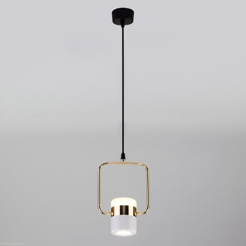 Светодиодный подвесной светильник с подсветкой вверх «Oskar» 50165/1 LED золото/белый