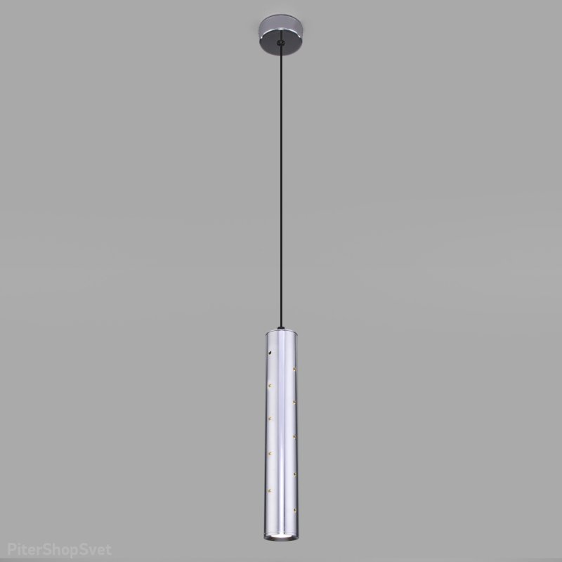 Подвесной светильник цилиндр с отверстиями 12Вт 4200К 50214/1 LED хром