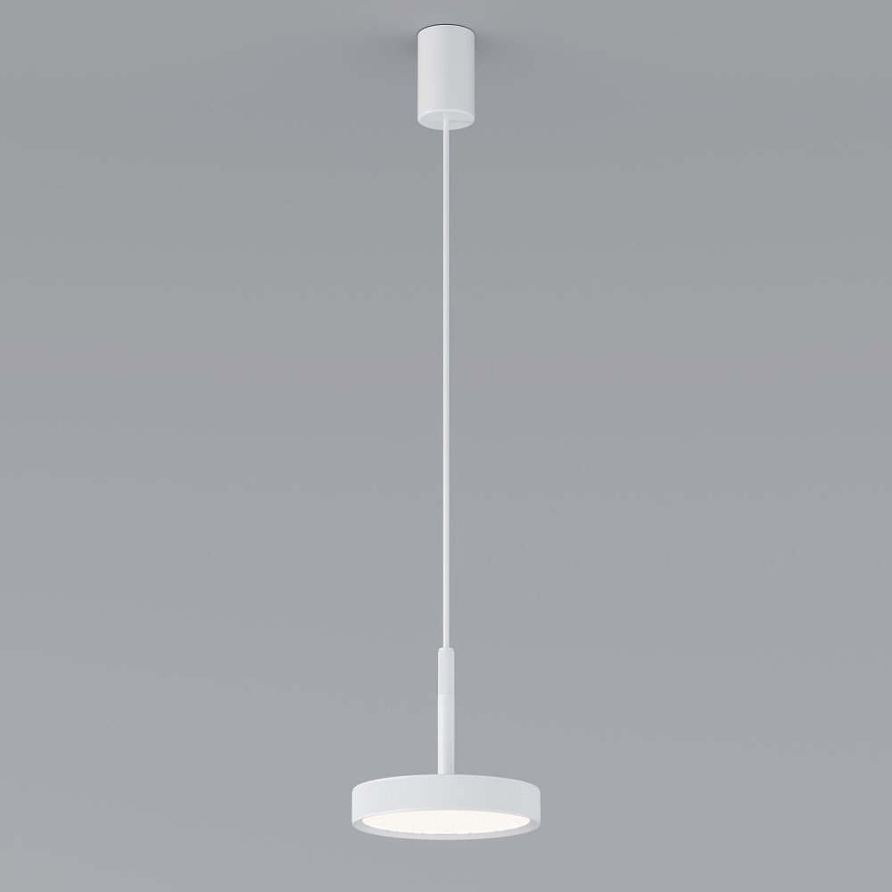 Белый подвесной светильник «Plate» 50260 LED 14W 4000K белый
