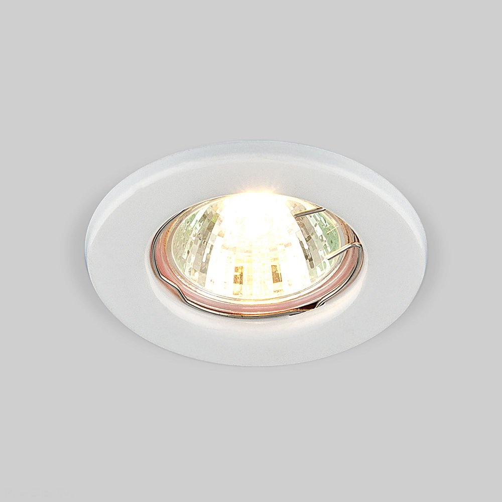 Белый круглый встраиваемый светильник 9210 MR16 WH белый