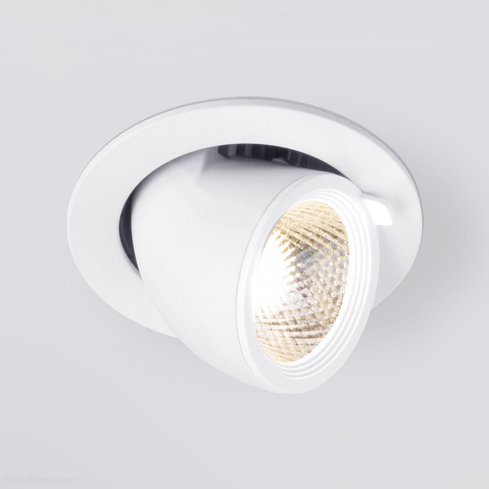 Встраиваемый поворотный выдвижной светильник «Osellu» 9918 LED 9W 4200K белый