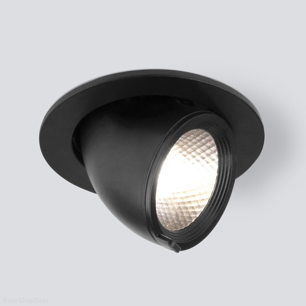 Встраиваемый поворотный выдвижной светильник «Osellu» 9918 LED 9W 4200K черный