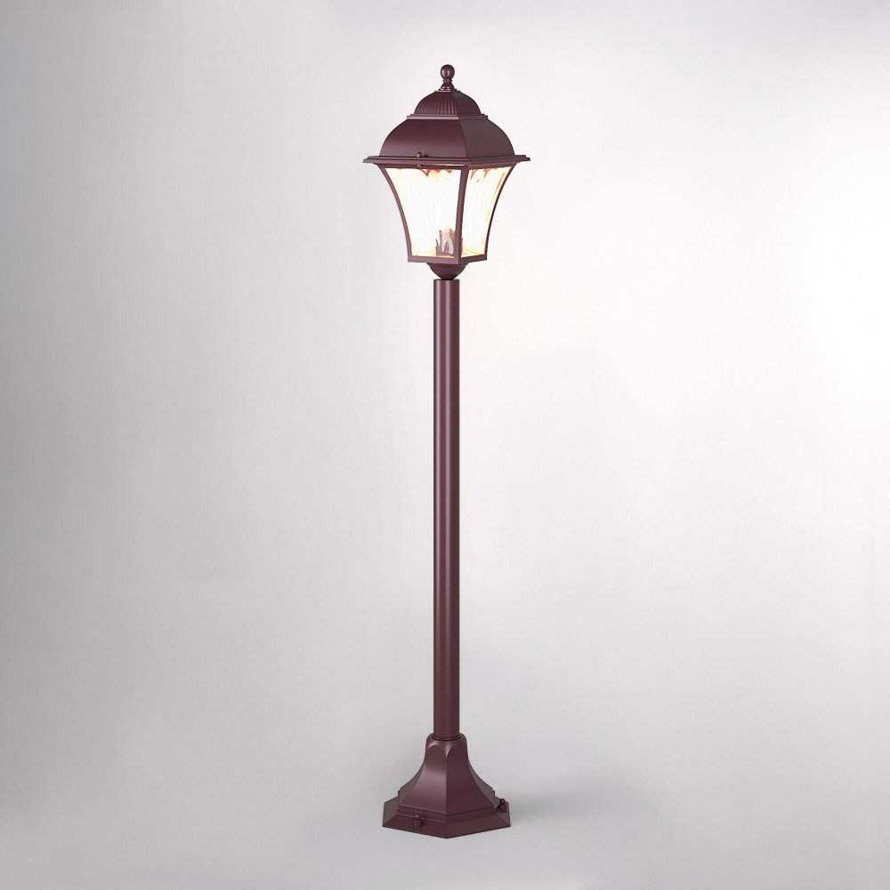 Уличный фонарный столб 1метр Apus F шоколад (GL 1009F)