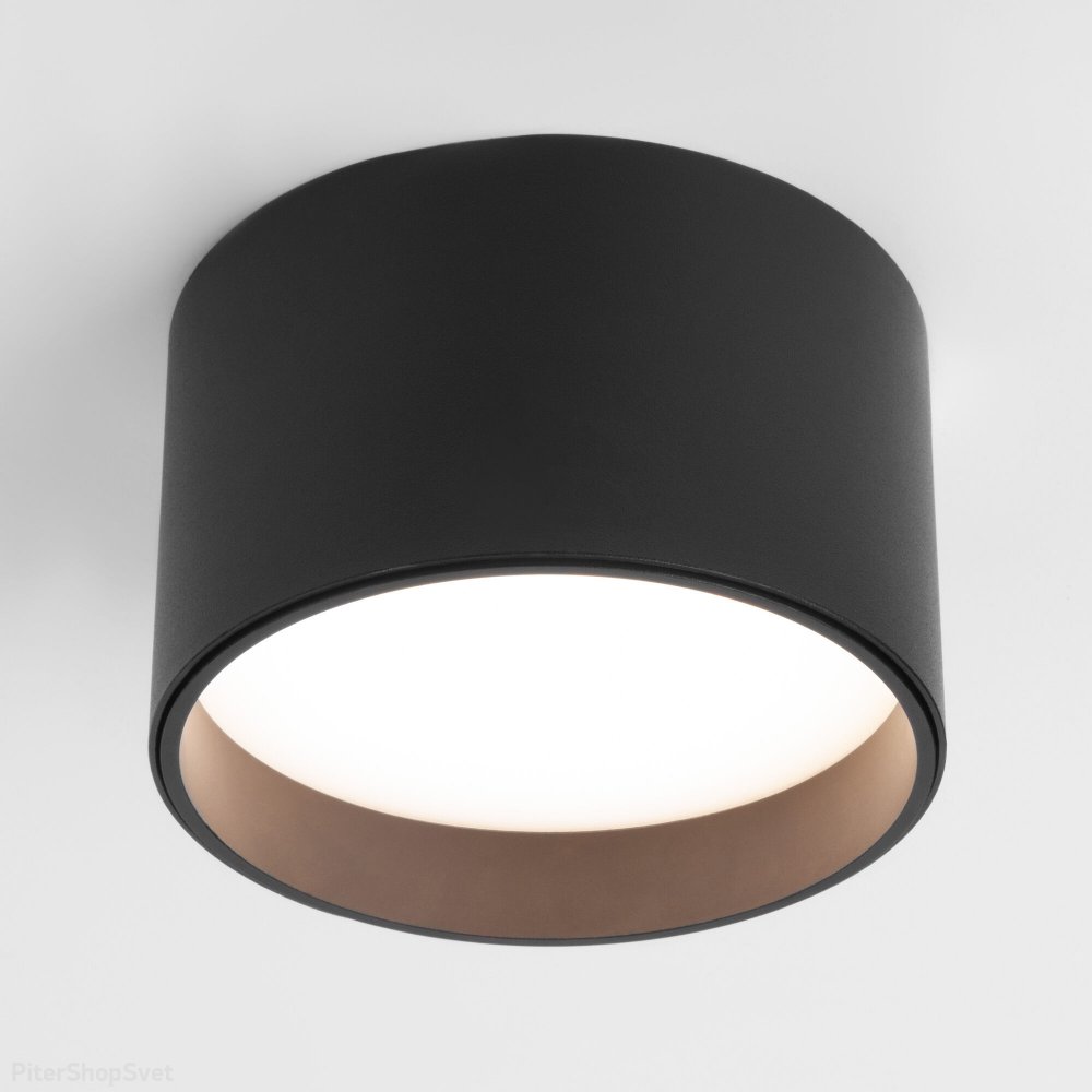 Чёрный накладной поворотный светильник 13Вт 4200К Banti 13W черный (25123/LED)