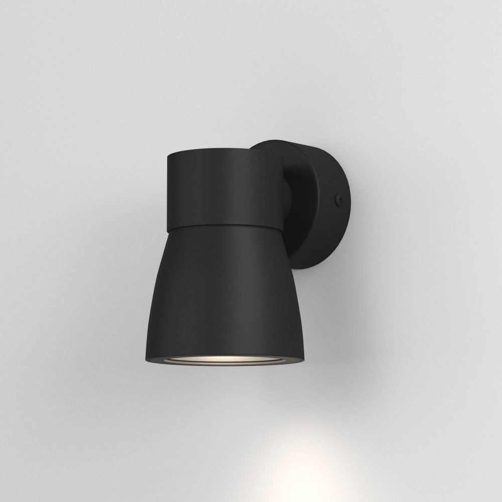 Чёрный настенный светильник подсветка Cono черный (MRL 1027)
