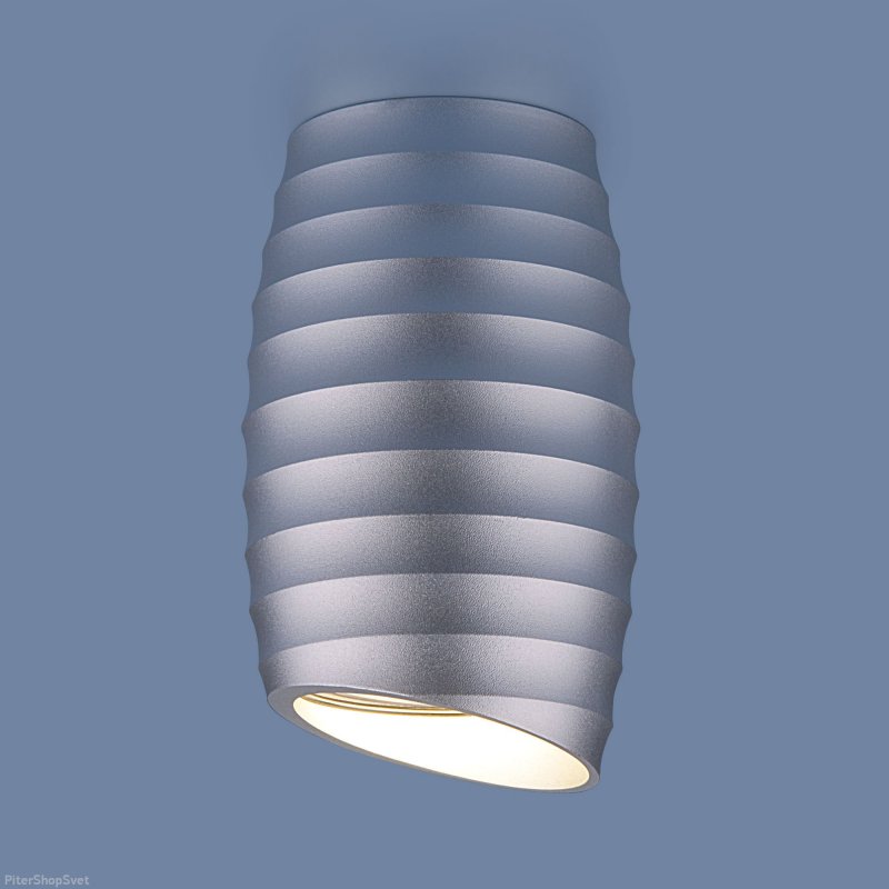 Накладной потолочный светильник серебряного цвета DLN105 GU10 серебро