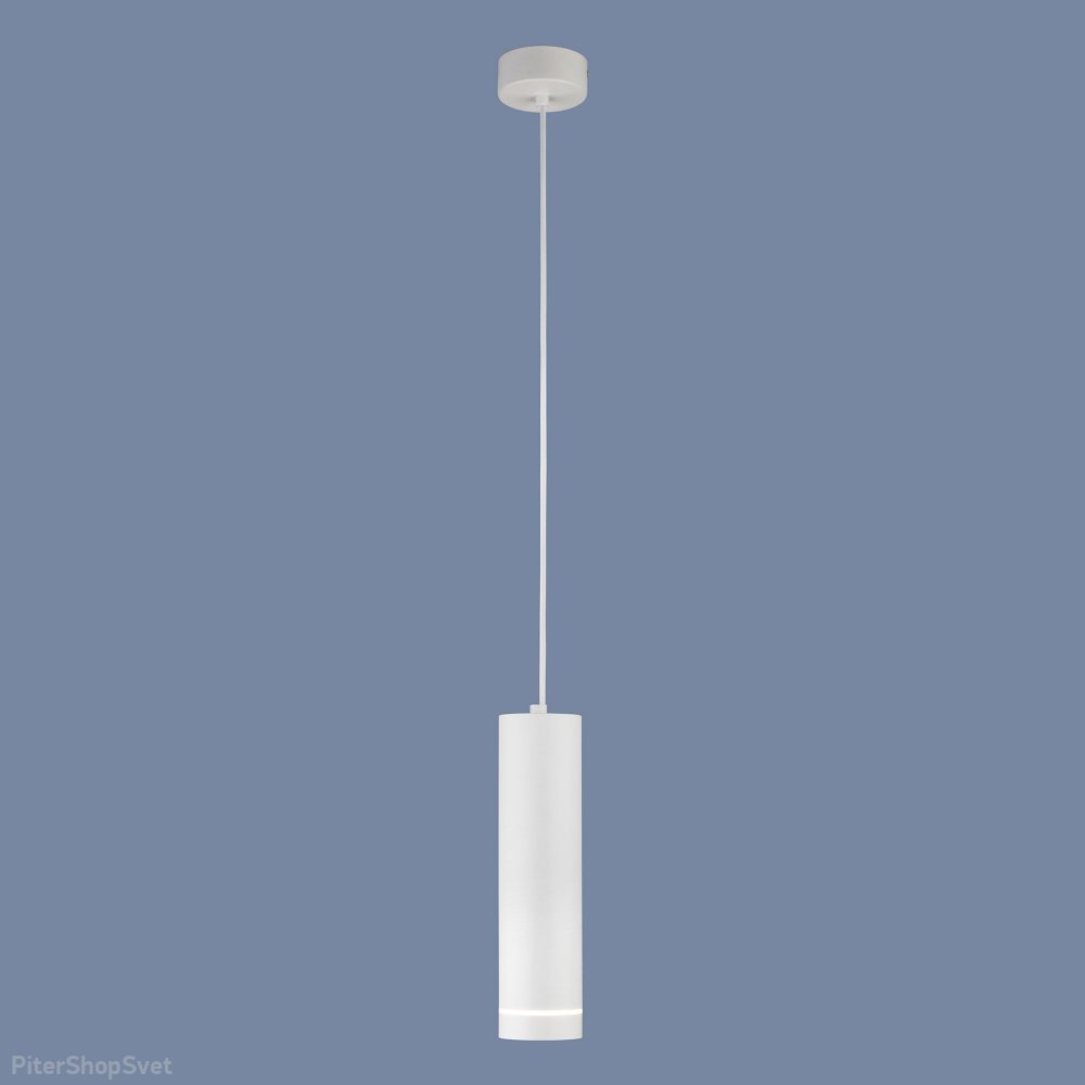 Уличный подвесной светильник цилиндр 10Вт 4000К IP54 белый DLR023 (35084/H)