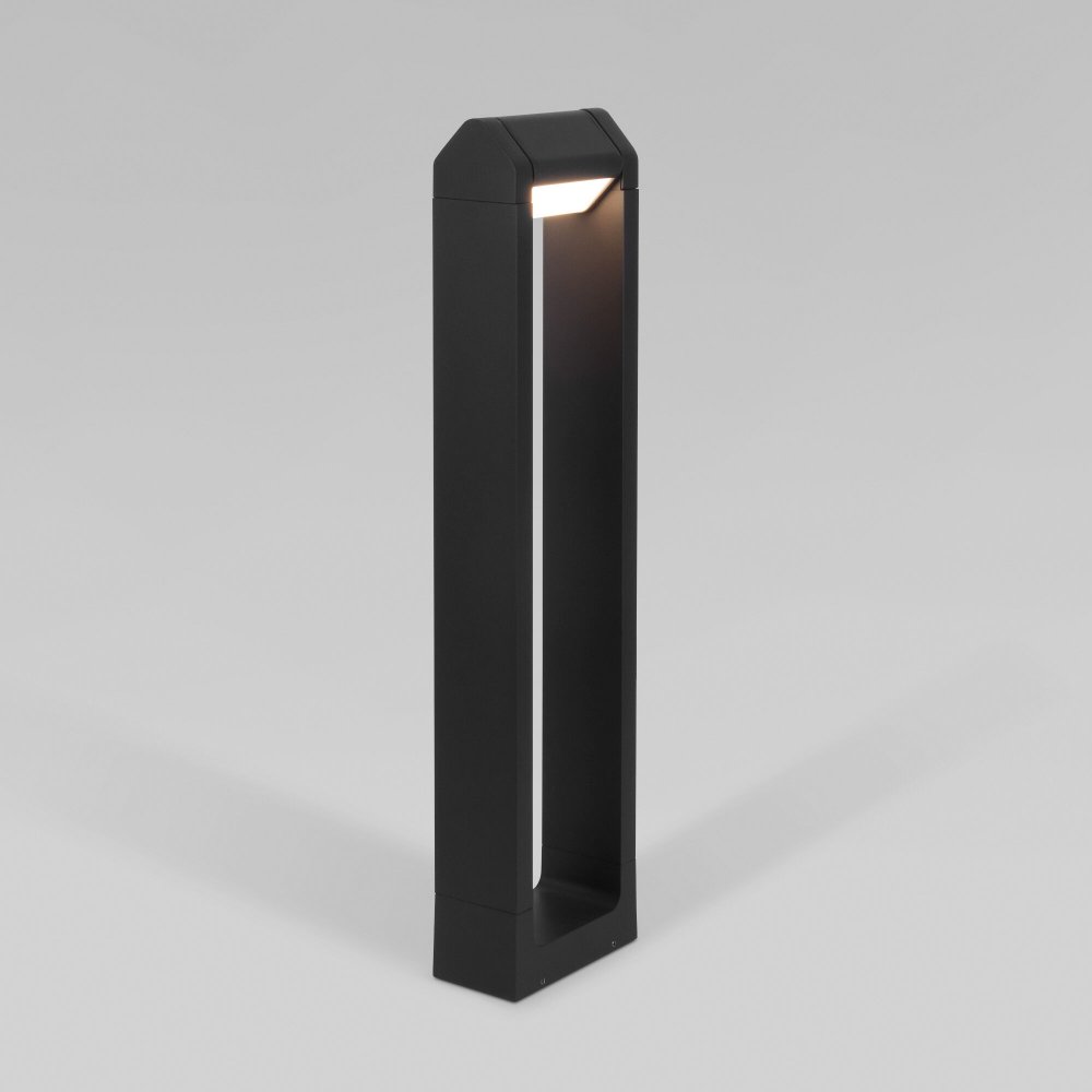 Чёрный уличный поворотный светильник столб 8Вт 4000К DORS F LED (35163/F) черный