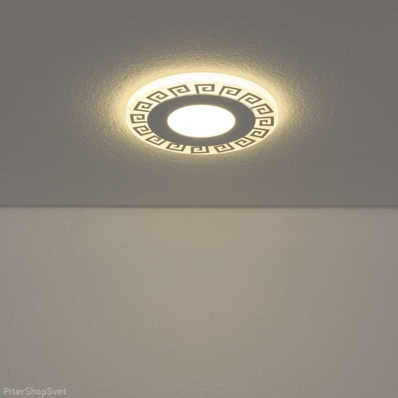 Встраиваемый светильник с подсветкой DSS002 3+3W 4200K (DSS002 6W 4200K)