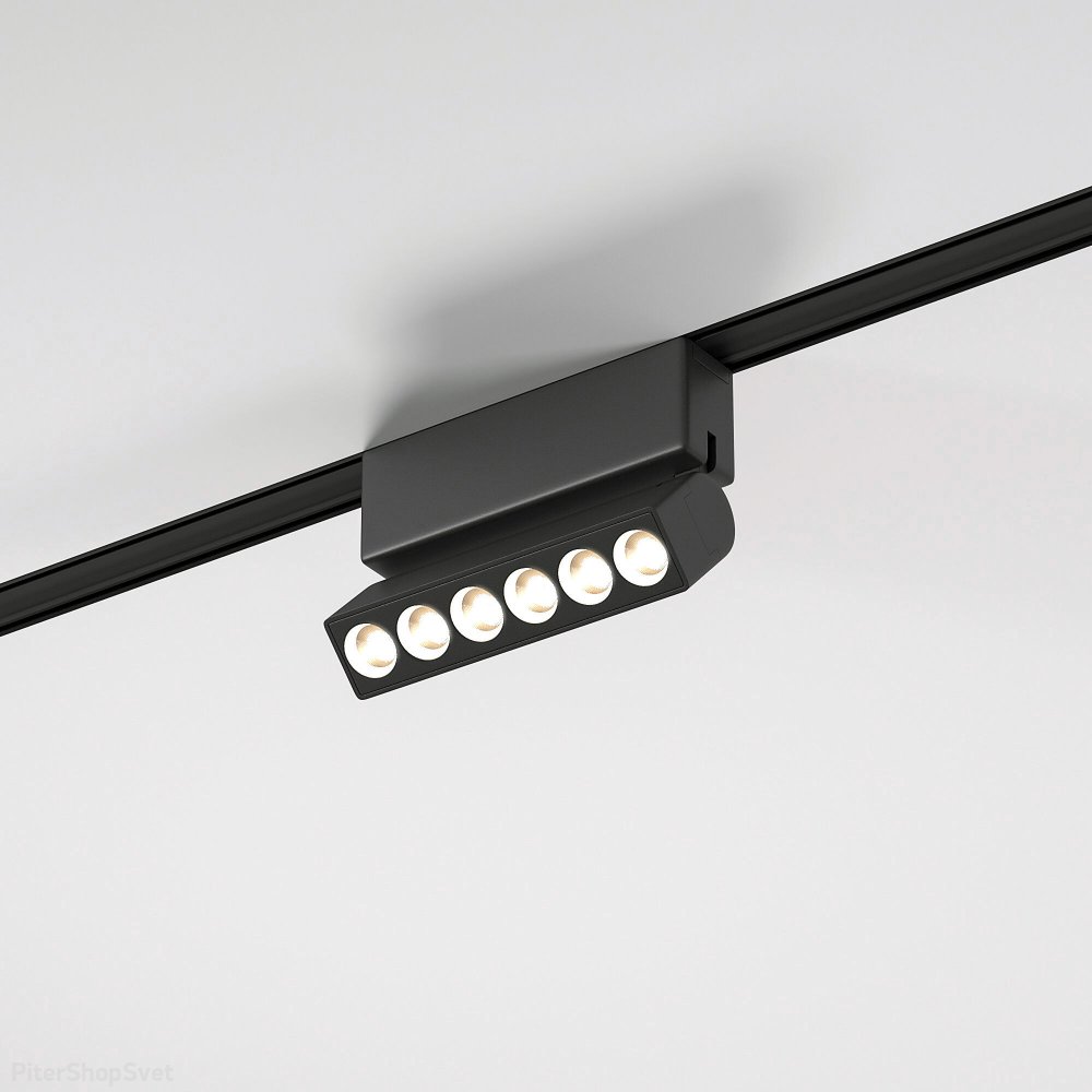 линейный трековый светильник для тонкого шинопровода «Flat Magnetic» 6W 4000K Insight (чёрный) 85090/01
