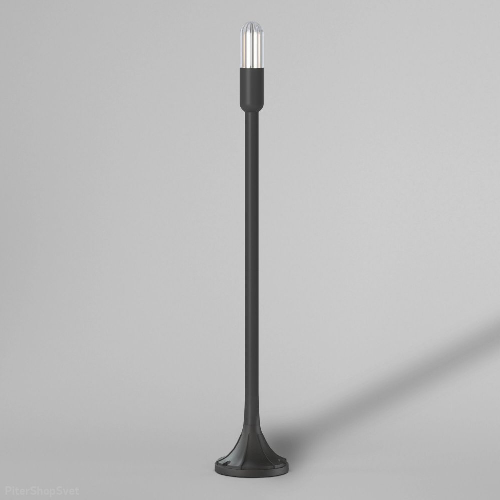Чёрный уличный цилиндрический светильник столб 6Вт 4000К «ISIDA» LED (35165/F) черный