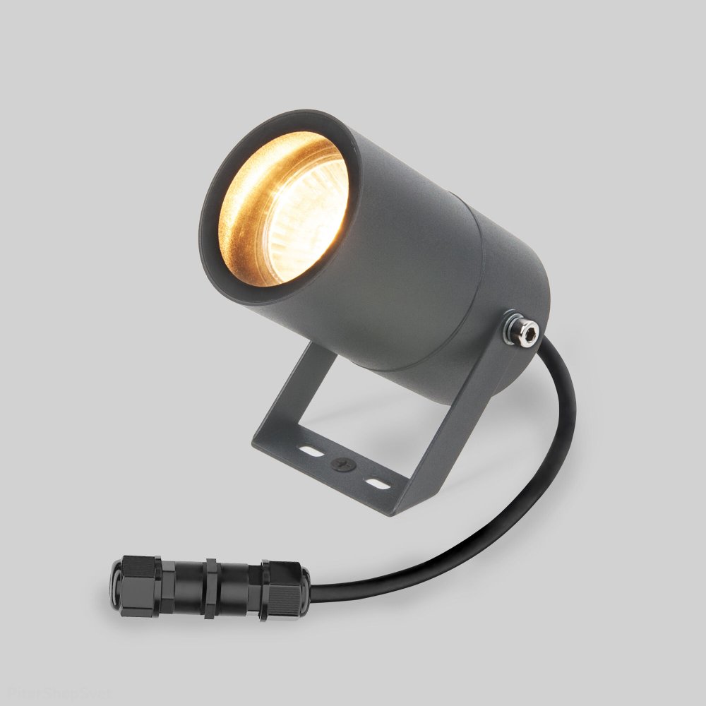 уличный накладной поворотный светильник для акцентной подсветки Landscape графит (35146/S)