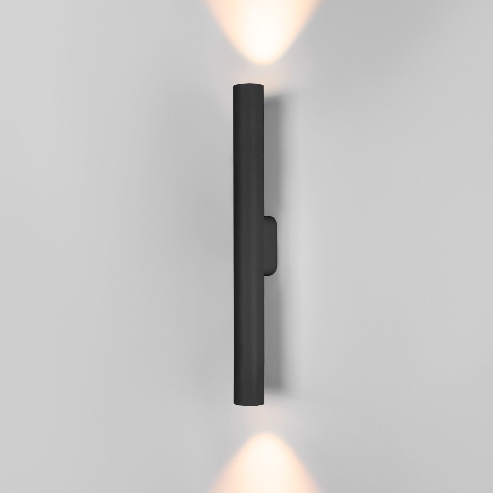 Чёрный 14Вт настенный светильник для подсветки в 2 стороны 60см 4000К Langer черный (40124/LED)