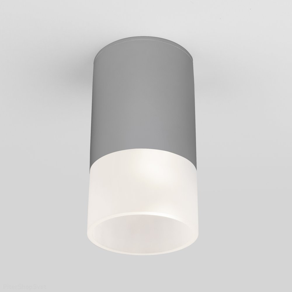 Серый уличный накладной потолочный светильник 7Вт 4000К Light LED 2106 (35139/H) серый