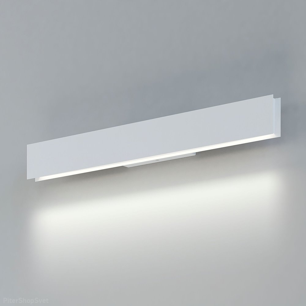 Белая плоская настенная подсветка 12Вт 4000К LINE LED белый (MRL LED 1127)